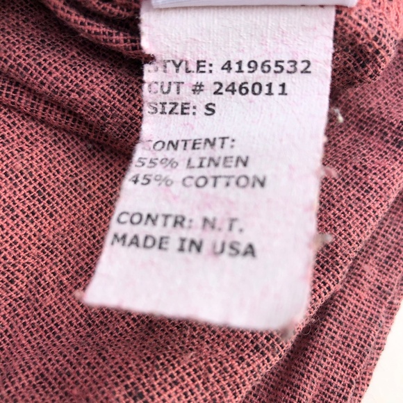 Cut Loose Patch Top Linen - Picture 6 of 9